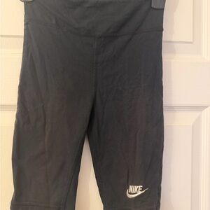 Nike Girls Black Bike Shorts